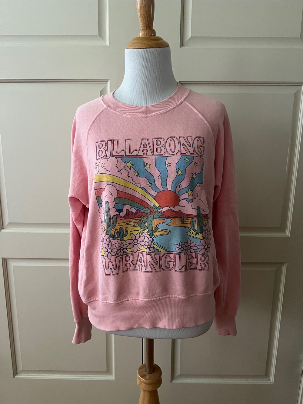 WRANGLER X BILLABONG ON THE RISE SWEATSHIRT medium
